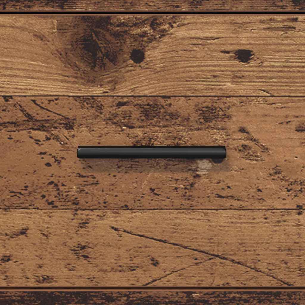 Bathroom Furniture Set with Drawer Old Wood 35 x 37.5 x 166 cm