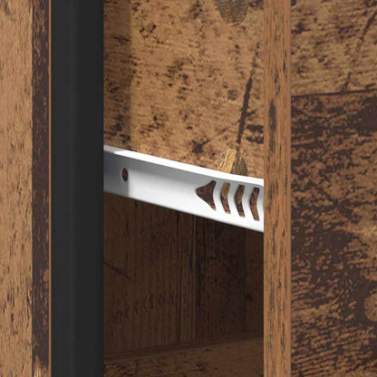 Bathroom Furniture Set with Drawer Old Wood 35 x 37.5 x 166 cm