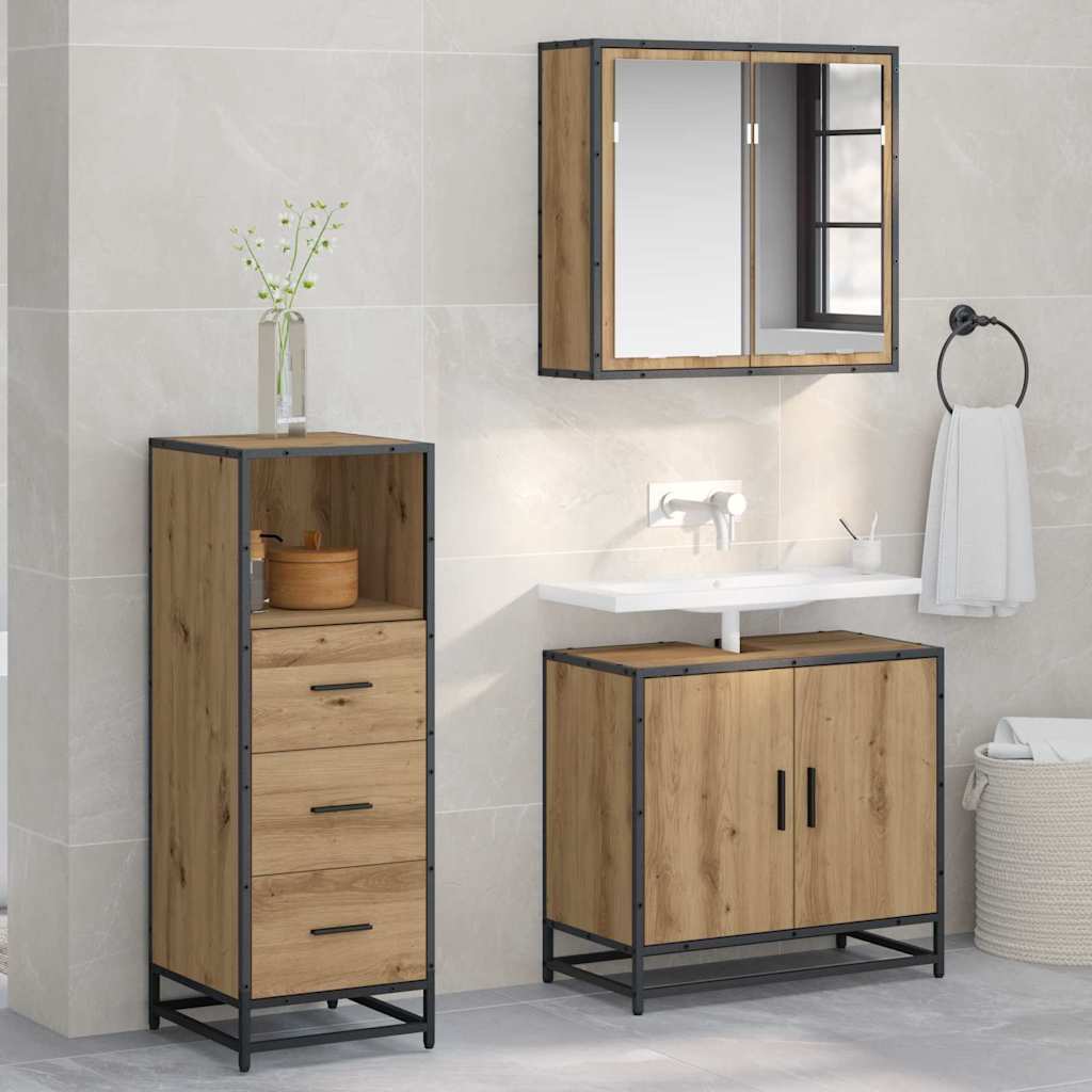 Bathroom Furniture Set Artisan Oak 35 x 37.5 x 100 cm