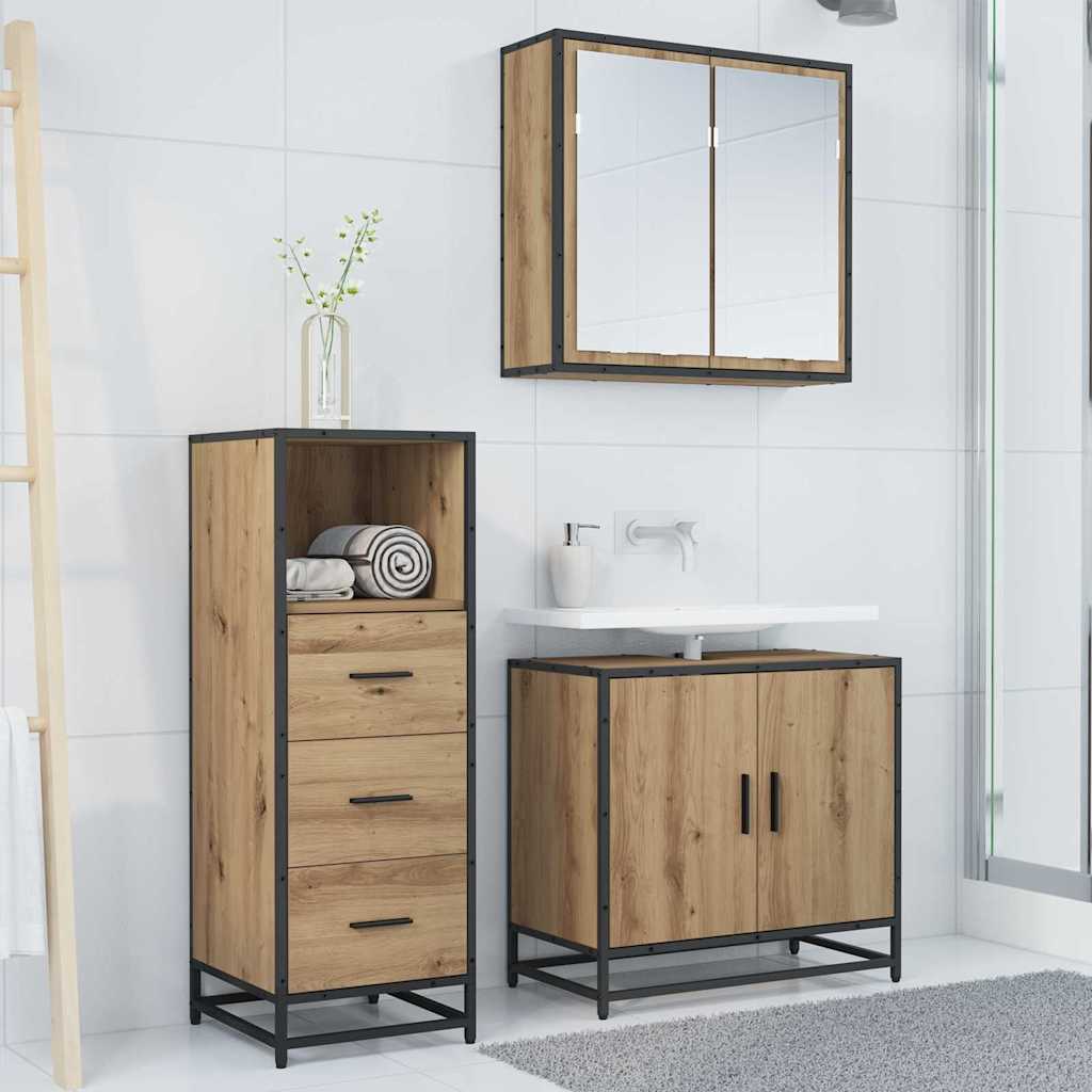 Bathroom Furniture Set Artisan Oak 35 x 37.5 x 100 cm