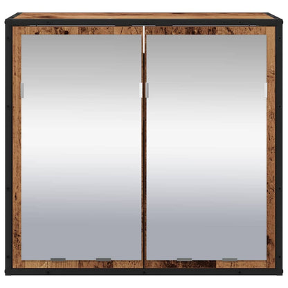 Bathroom Mirror Cabinet with Shelf Old wood 65 x 20 x 60 cm