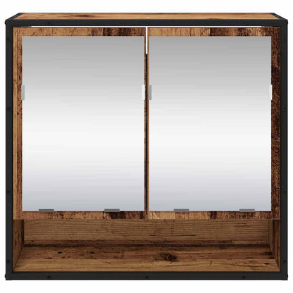 Bathroom Mirror Cabinet with Shelf Old wood 65 x 20 x 60 cm