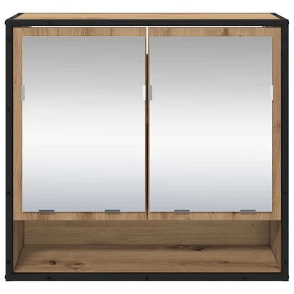 Bathroom Mirror Cabinet with Shelf Artisan oak 65 x 20 x 60 cm