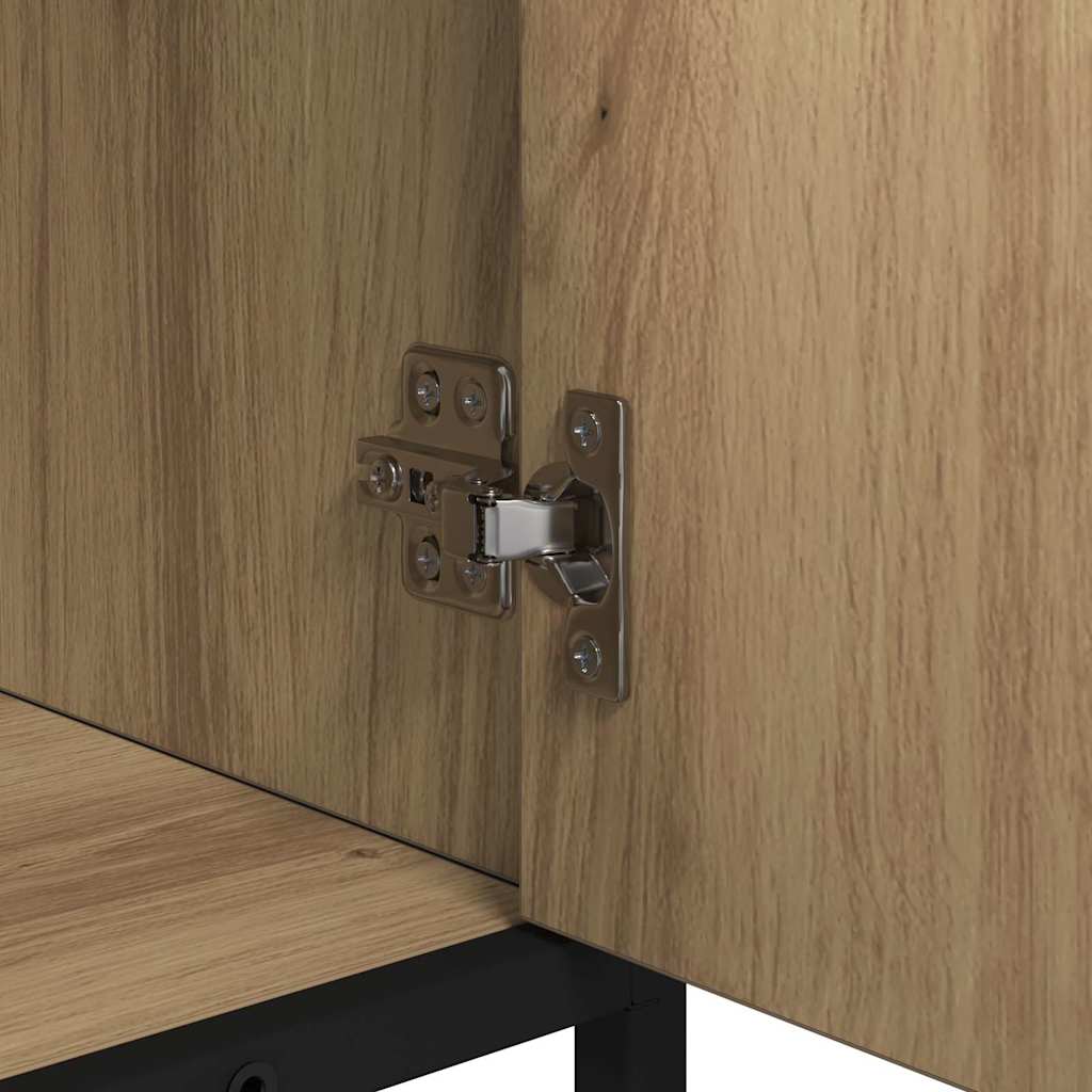 Bathroom Sink Cabinet with Storage Artisan oak 65 x 33 x 60 cm