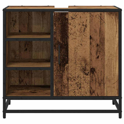 Bathroom Cabinet Old Wood 65 x 33 x 60 cm Engineered Wood