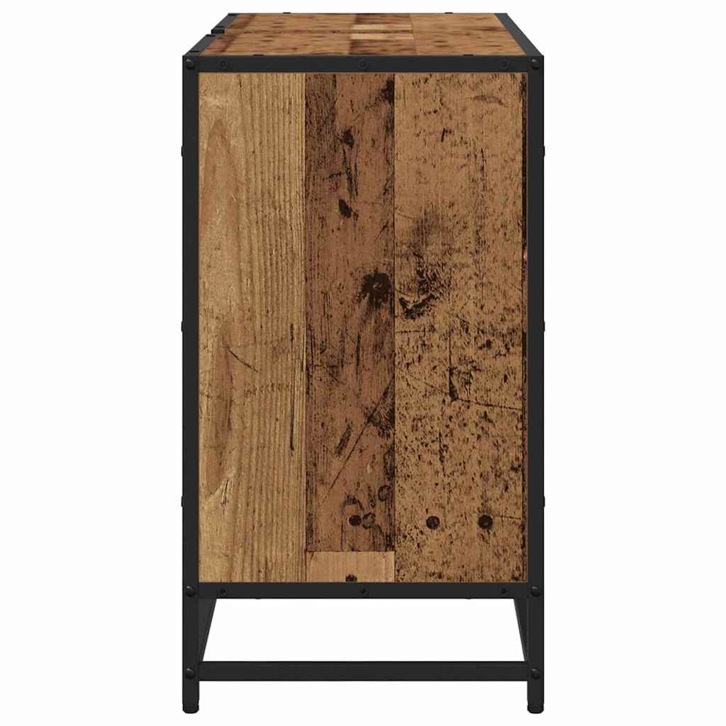 Bathroom Cabinet Old Wood 80 x 33 x 60 cm Engineered Wood