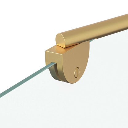 Shower Enclosure Gold 120 x 68 x 130 cm ESG Glass and Aluminium