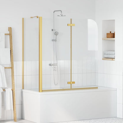 Shower Enclosure Gold 120 x 68 x 130 cm ESG Glass and Aluminium