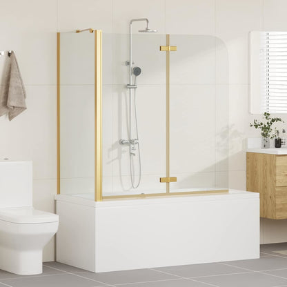 Shower Enclosure Gold 120 x 68 x 130 cm ESG Glass and Aluminium