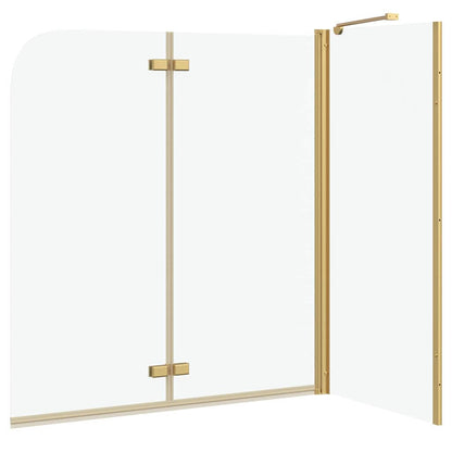 Shower Enclosure Gold 120 x 68 x 130 cm ESG Glass and Aluminium