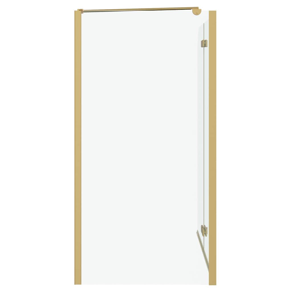 Shower Enclosure Gold 120 x 68 x 130 cm ESG Glass and Aluminium