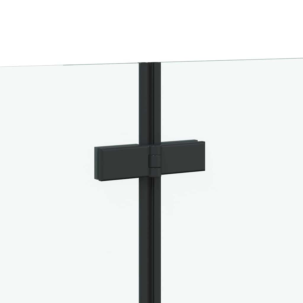 Bath Enclosure Geometric Manual Black 120 x 67 x 129 cm