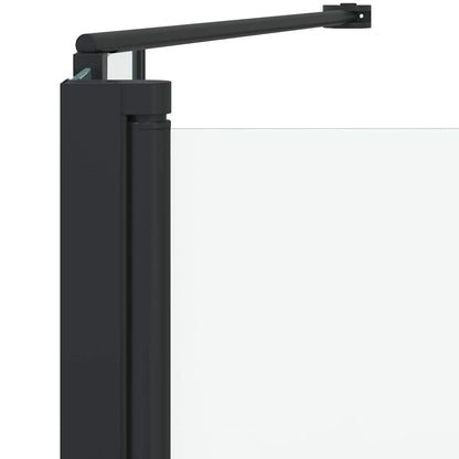 Bath Enclosure Geometric Manual Black 120 x 67 x 129 cm