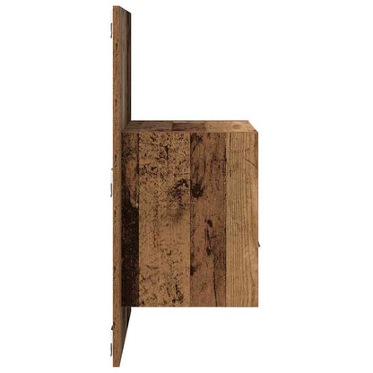 Bed Cabinet 2 pcs Old wood 48.5 x 32.5 x 80 cm Engineered wood
