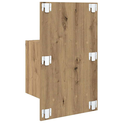 Bed Cabinet with Drawer 2 pcs Artisan oak 48.5 x 32.5 x 80 cm