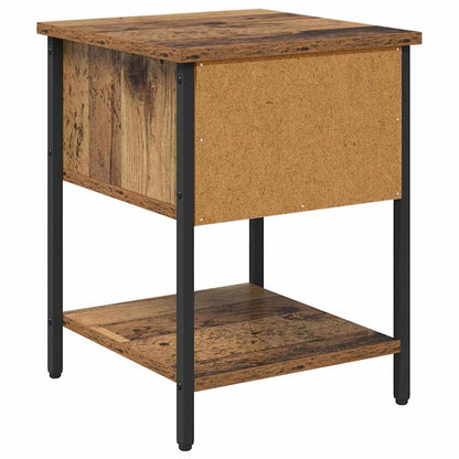 Bed Cabinet 2 pcs Old wood 40 x 39 x 40 cm Engineered wood