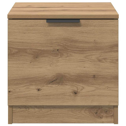 Bed Cabinet 2 pcs Artisan oak 40 x 39 x 40 cm Engineered wood