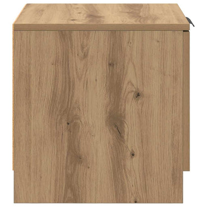Bed Cabinet 2 pcs Artisan oak 40 x 39 x 40 cm Engineered wood