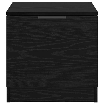 Bed Cabinet 2 pcs Black oak 40 x 39 x 40 cm Engineered wood
