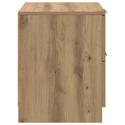Bedside Cabinet with Drawer 2 pcs Artisan oak 45 x 39 x 50 cm