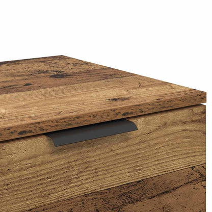 Bed Cabinet 2 pcs Old wood 40 x 39 x 40 cm Engineered wood