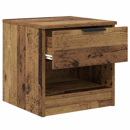 Bed Cabinet 2 pcs Old wood 40 x 39 x 40 cm Engineered wood