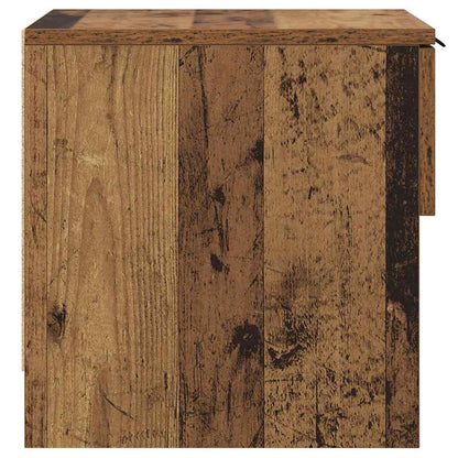 Bed Cabinet 2 pcs Old wood 40 x 39 x 40 cm Engineered wood