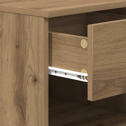 Bed Cabinet 2 pcs Artisan oak 40 x 39 x 40 cm Engineered wood