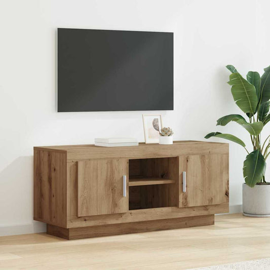 TV Cabinet Artisan Oak 102 x 35 x 45 cm Engineered Wood