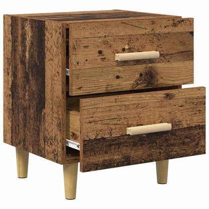 Bed Cabinet 2 pcs Old wood 40 x 35 x 47.5 cm Engineered wood