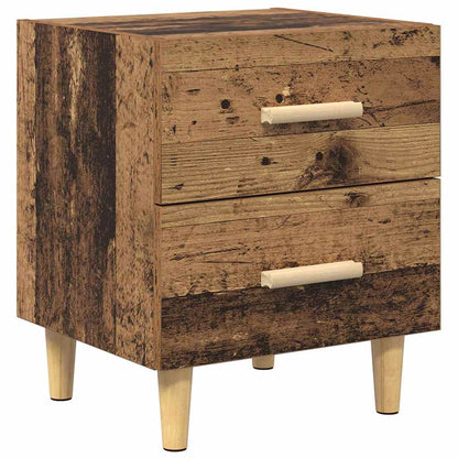 Bed Cabinet 2 pcs Old wood 40 x 35 x 47.5 cm Engineered wood