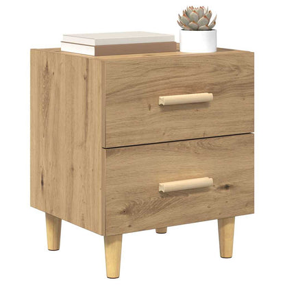 Bed Cabinet 2 pcs Artisan oak 40 x 35 x 47.5 cm Engineered wood
