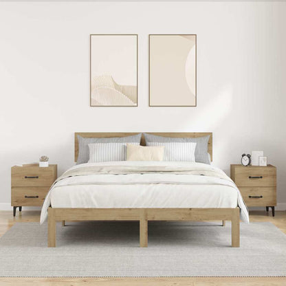 Bed Cabinet 2 pcs Artisan oak 40 x 35 x 47.5 cm Engineered wood