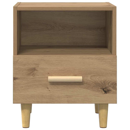 Bedside Cabinet with Drawer 2 pcs Artisan oak 40 x 35 x 47.5 cm