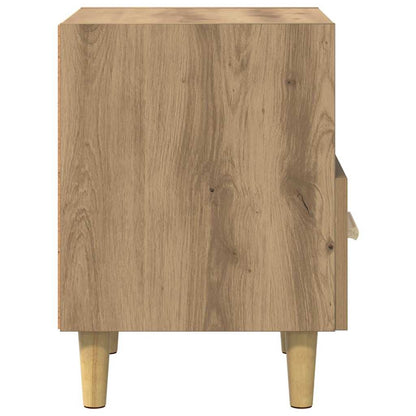 Bedside Cabinet with Drawer 2 pcs Artisan oak 40 x 35 x 47.5 cm