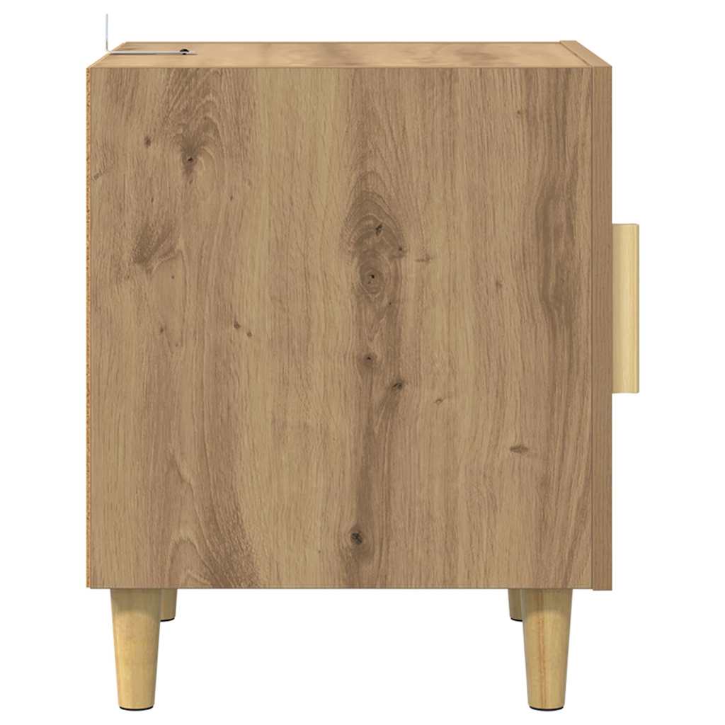 Bedside Cabinet Artisan Oak 40 x 40 x 50 cm Engineered Wood