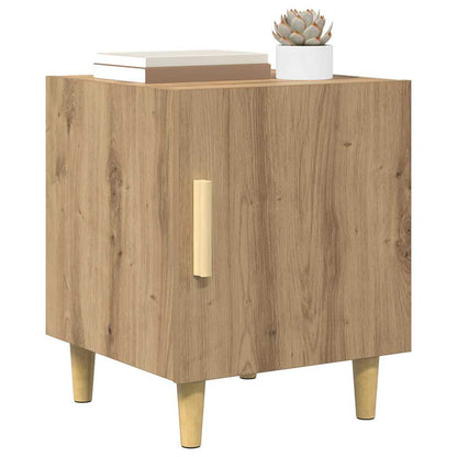 Bedside Cabinet Wall-mounted 2 pcs Artisan Oak 40 x 40 x 50 cm