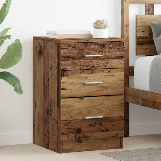 Bedside Cabinet Old wood 40 x 40 x 63 cm Engineered wood