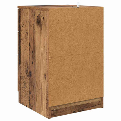 Bedside Cabinet Old wood 40 x 40 x 63 cm Engineered wood