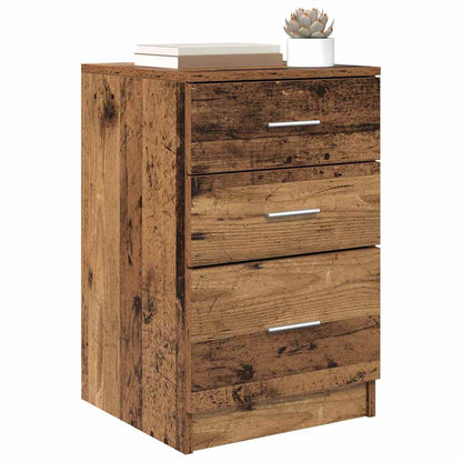 Bedside Cabinet Old wood 40 x 40 x 63 cm Engineered wood
