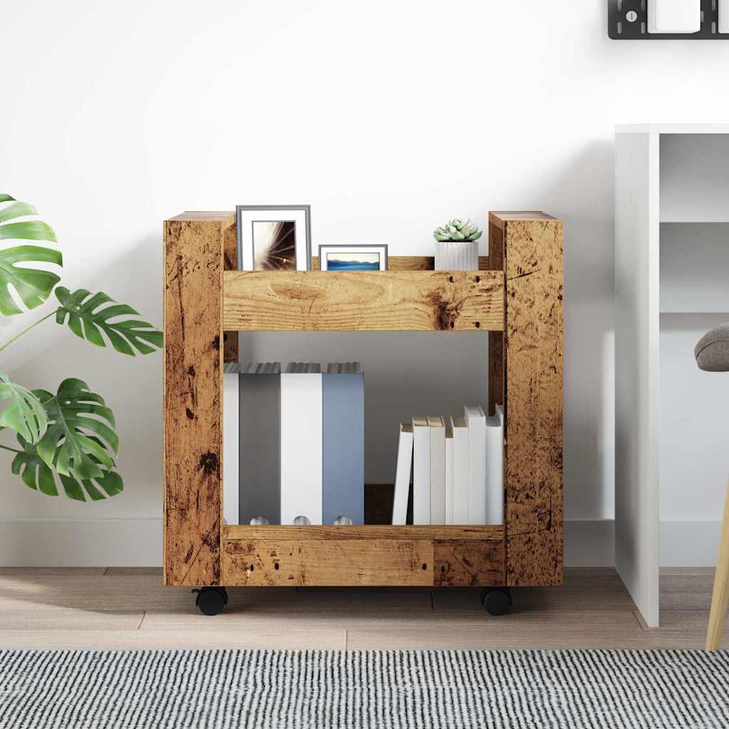 Desk Trolley Old Wood 60 x 45 x 60 cm Engineered Wood