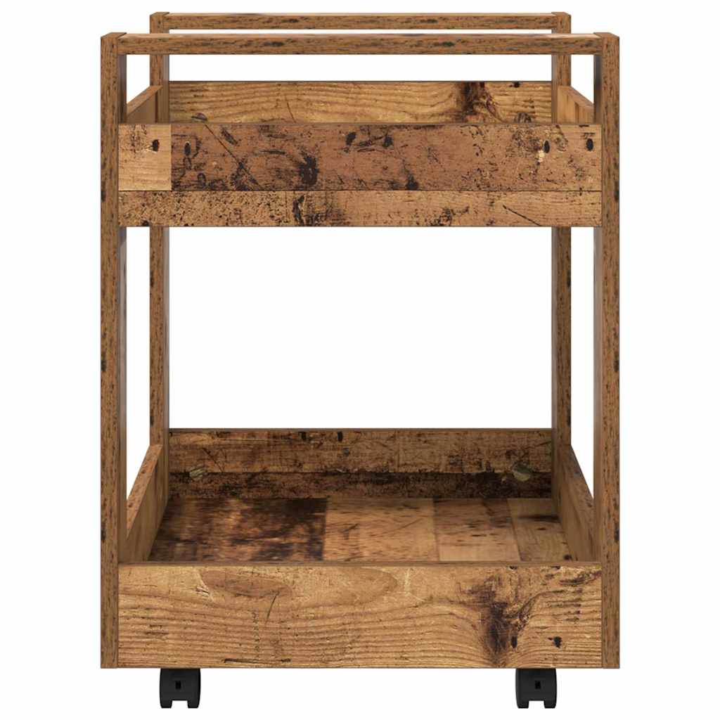 Desk Trolley Old Wood 60 x 45 x 60 cm Engineered Wood