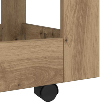 Desk Trolley Artisan Oak 60 x 45 x 60 cm Engineered Wood