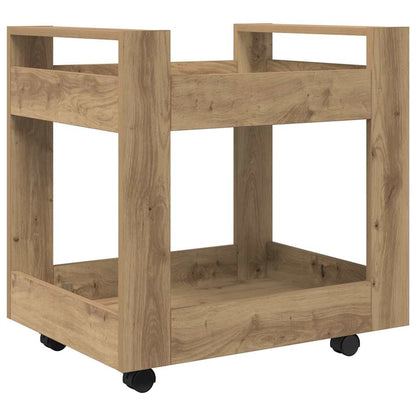 Desk Trolley Artisan Oak 60 x 45 x 60 cm Engineered Wood