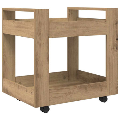 Desk Trolley Artisan Oak 60 x 45 x 60 cm Engineered Wood