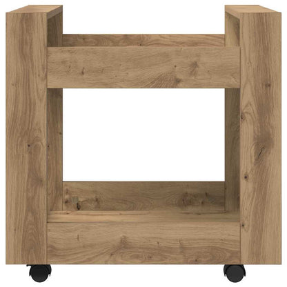 Desk Trolley Artisan Oak 60 x 45 x 60 cm Engineered Wood