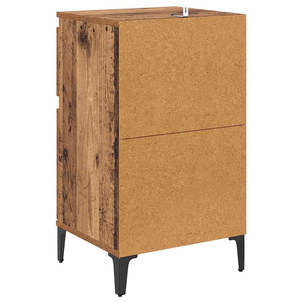 Bedside Cabinet Old wood 40 x 35 x 70 cm Engineered wood