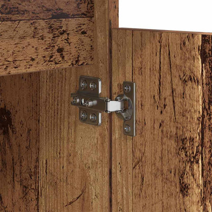 Bedside Cabinet 2 pcs Old wood 40 x 35 x 70 cm Engineered wood