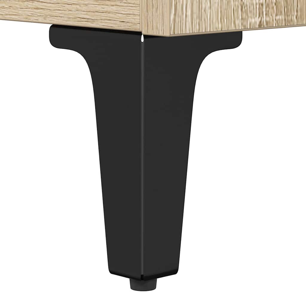 Sink cabinet with Shelf with Storage Sonoma Oak 80 x 33 x 60 cm