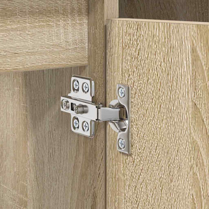 Sink cabinet with Shelf with Storage Sonoma Oak 80 x 33 x 60 cm